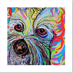 Colorful Cavapoo Posters and Art